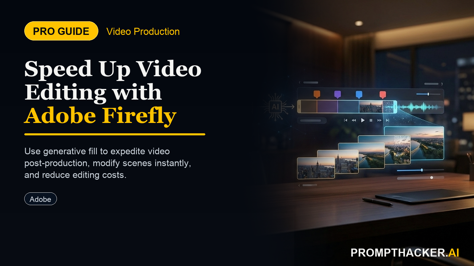 adobe firefly generative fill video editing speed