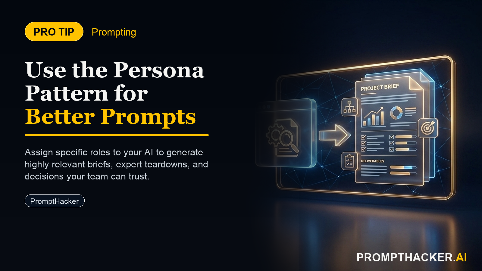 persona pattern craft better ai prompts relevance