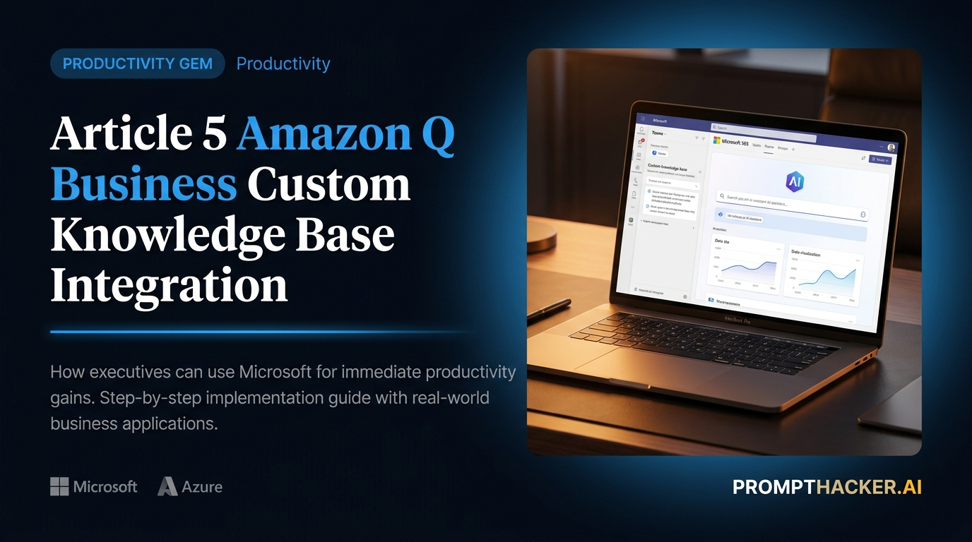 amazon q business custom knowledge base integration