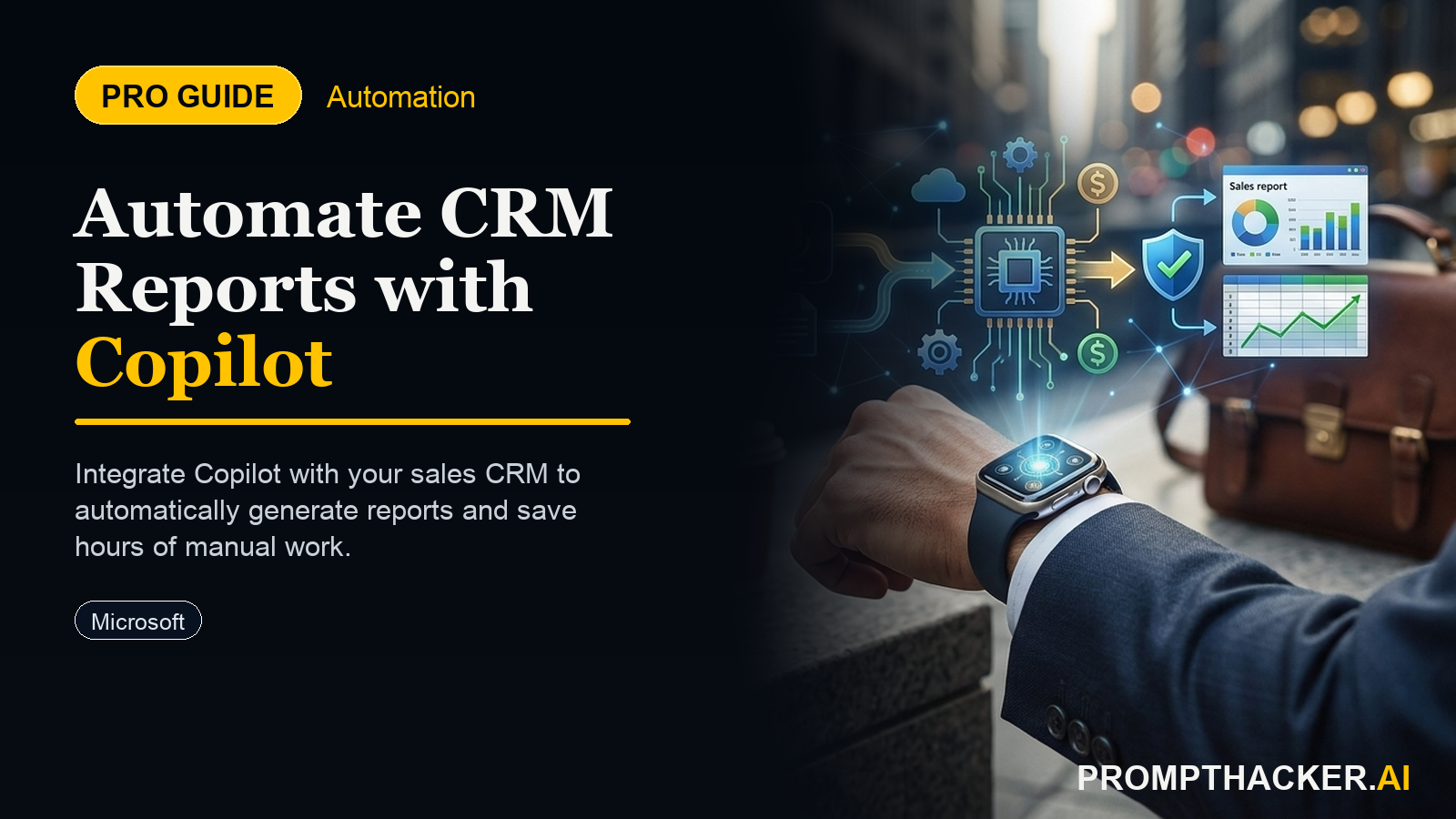 copilot sales crm integration automate reports