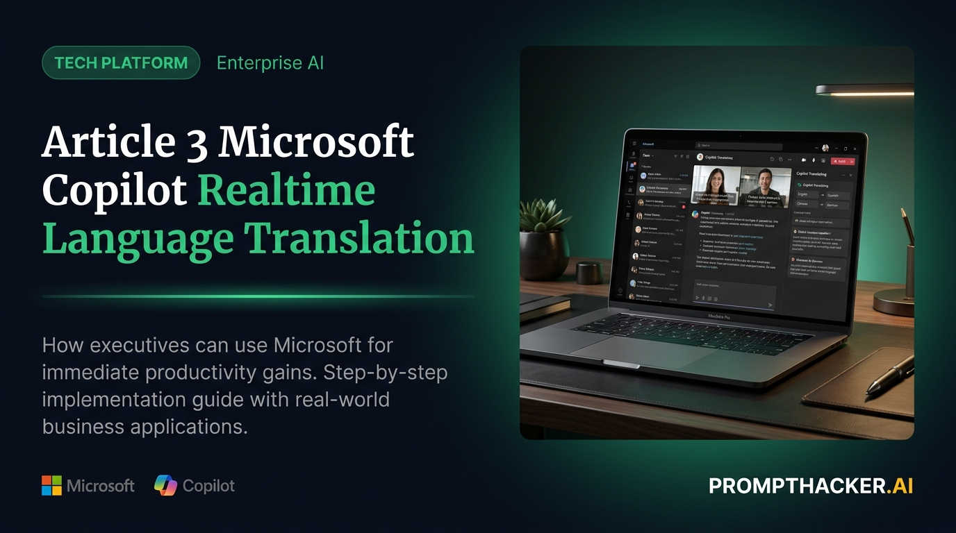 microsoft copilot realtime language translation