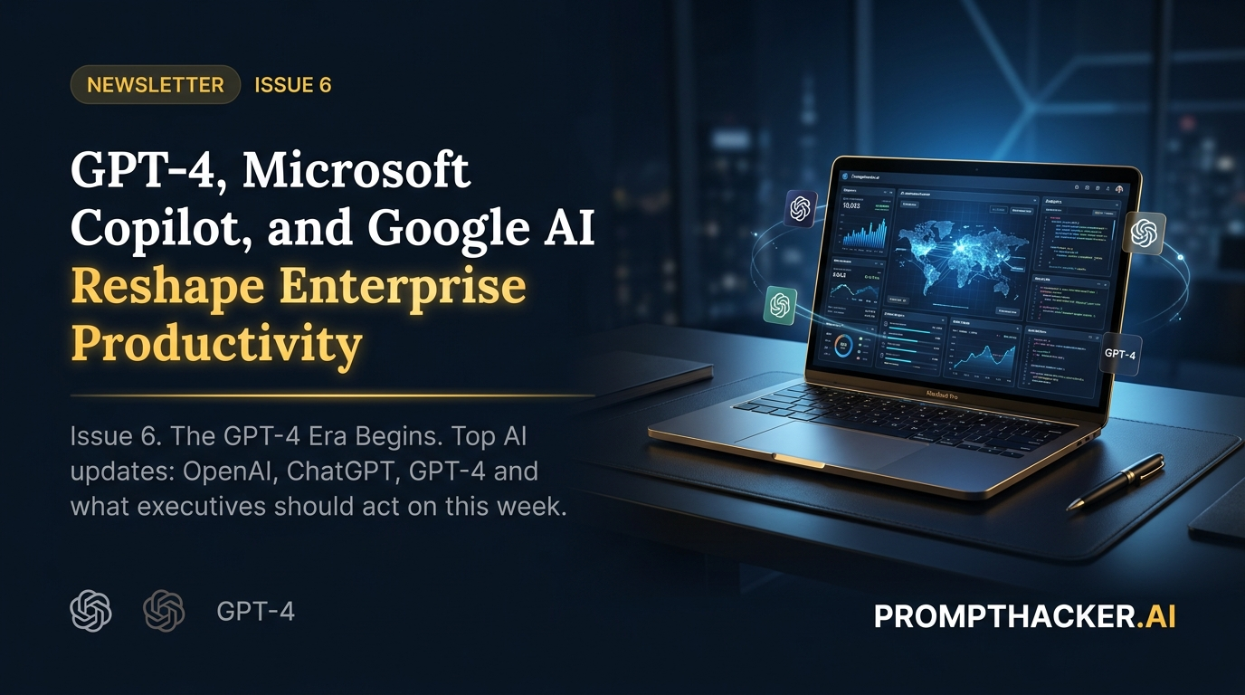 the gpt4 era begins microsoft google salesforce ai updates