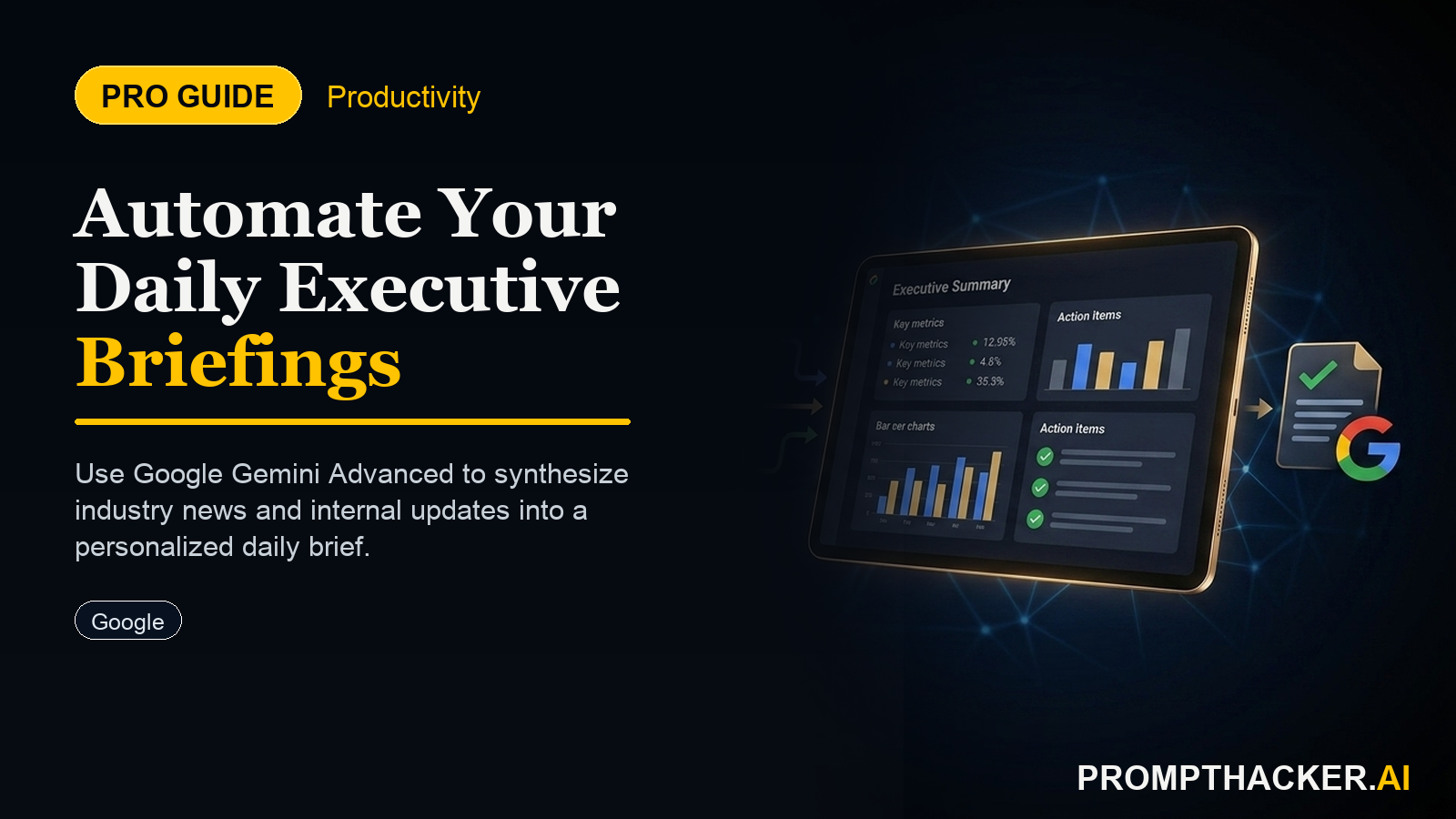 gemini advanced executive daily briefings ai