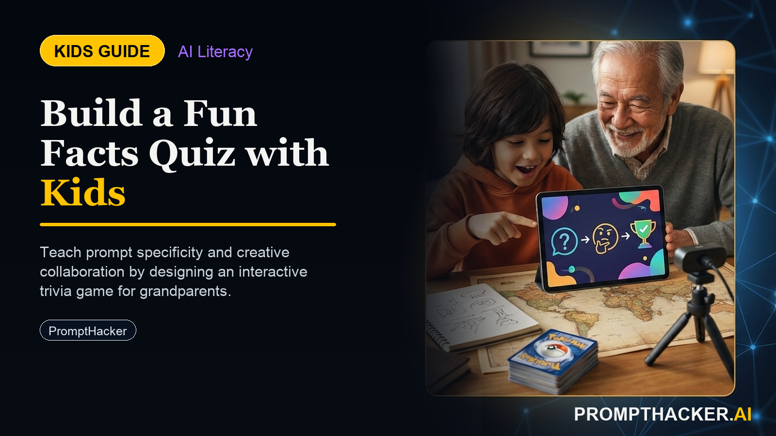 ai kids fun facts quiz grandparents engagement