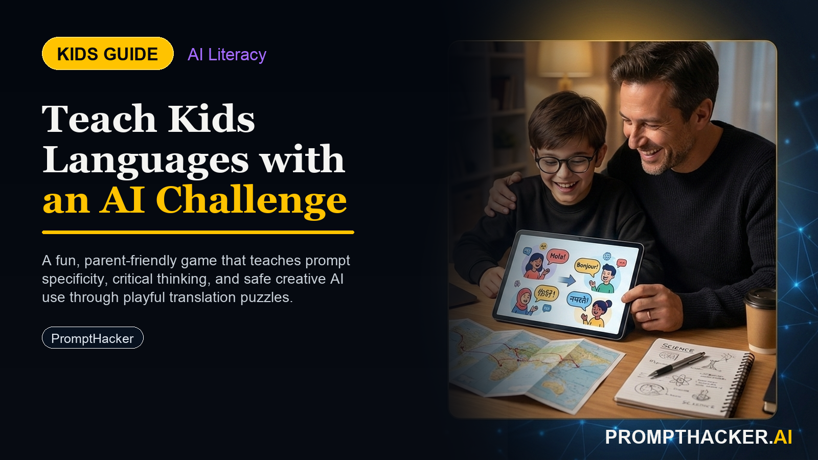 ai translator challenge kids language learning