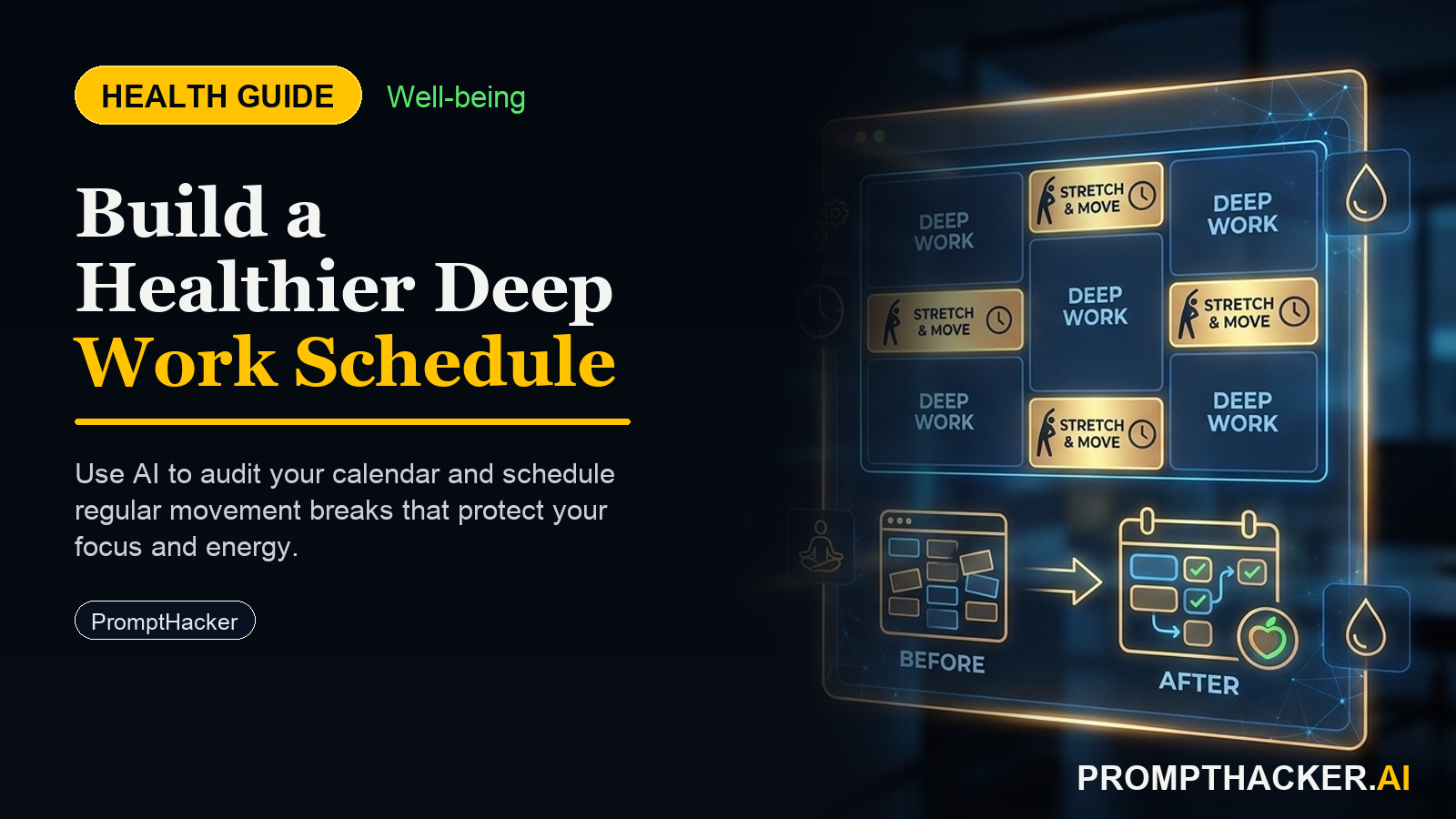 ai calendar audit deep work focus schedule