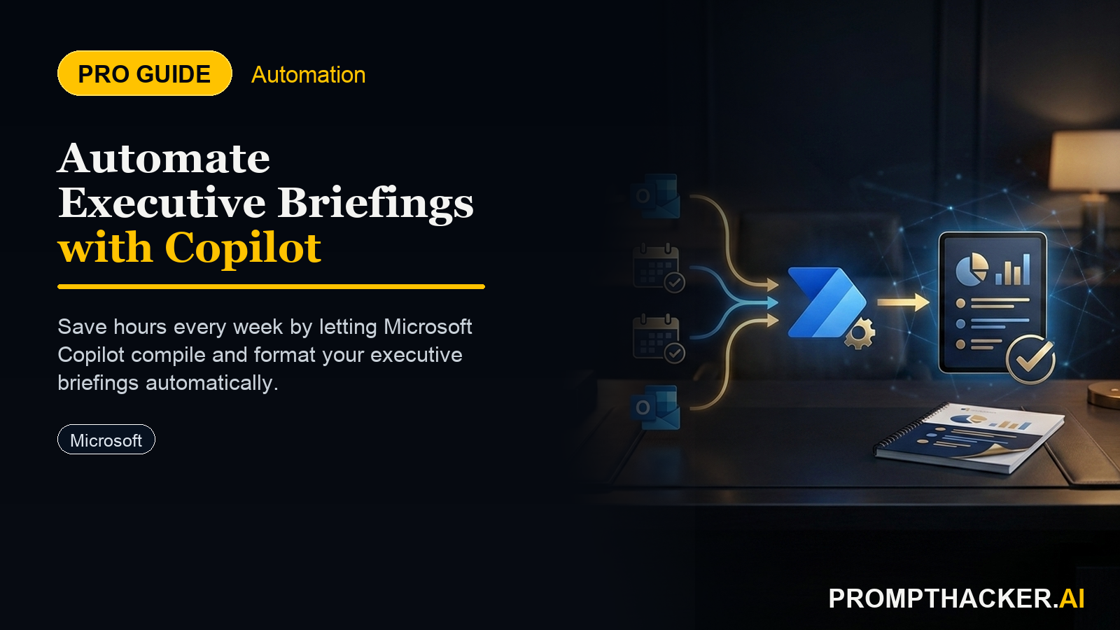 copilot automates executive briefing generation