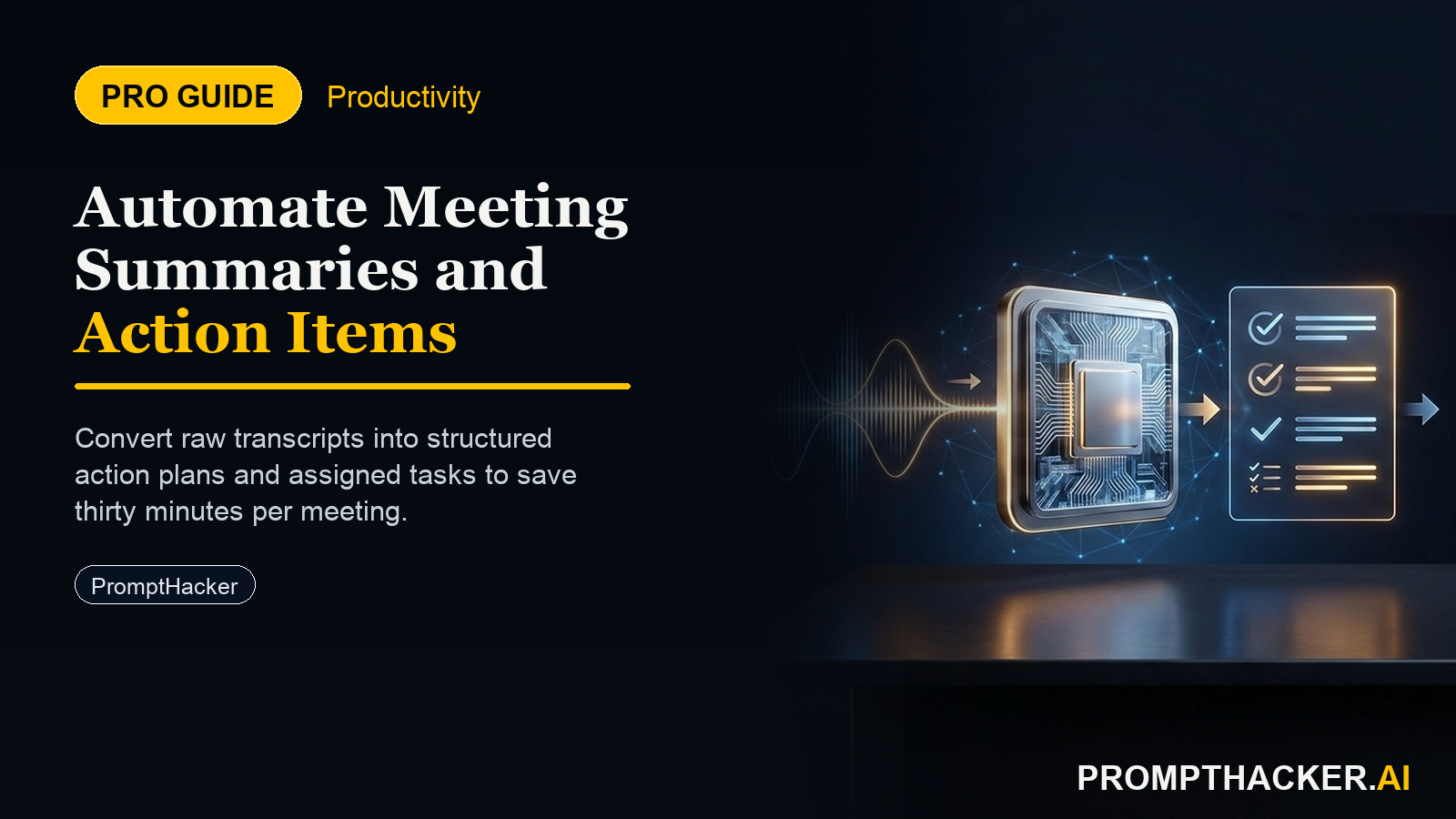automate meeting summaries action items ai transcripts