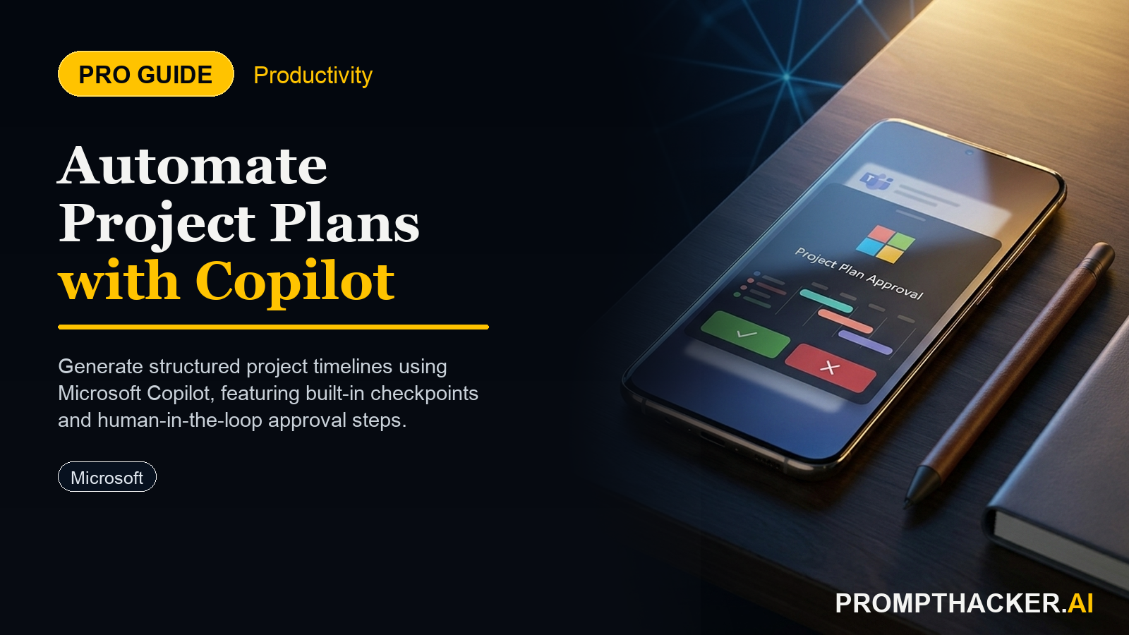 copilot automated project plan generation