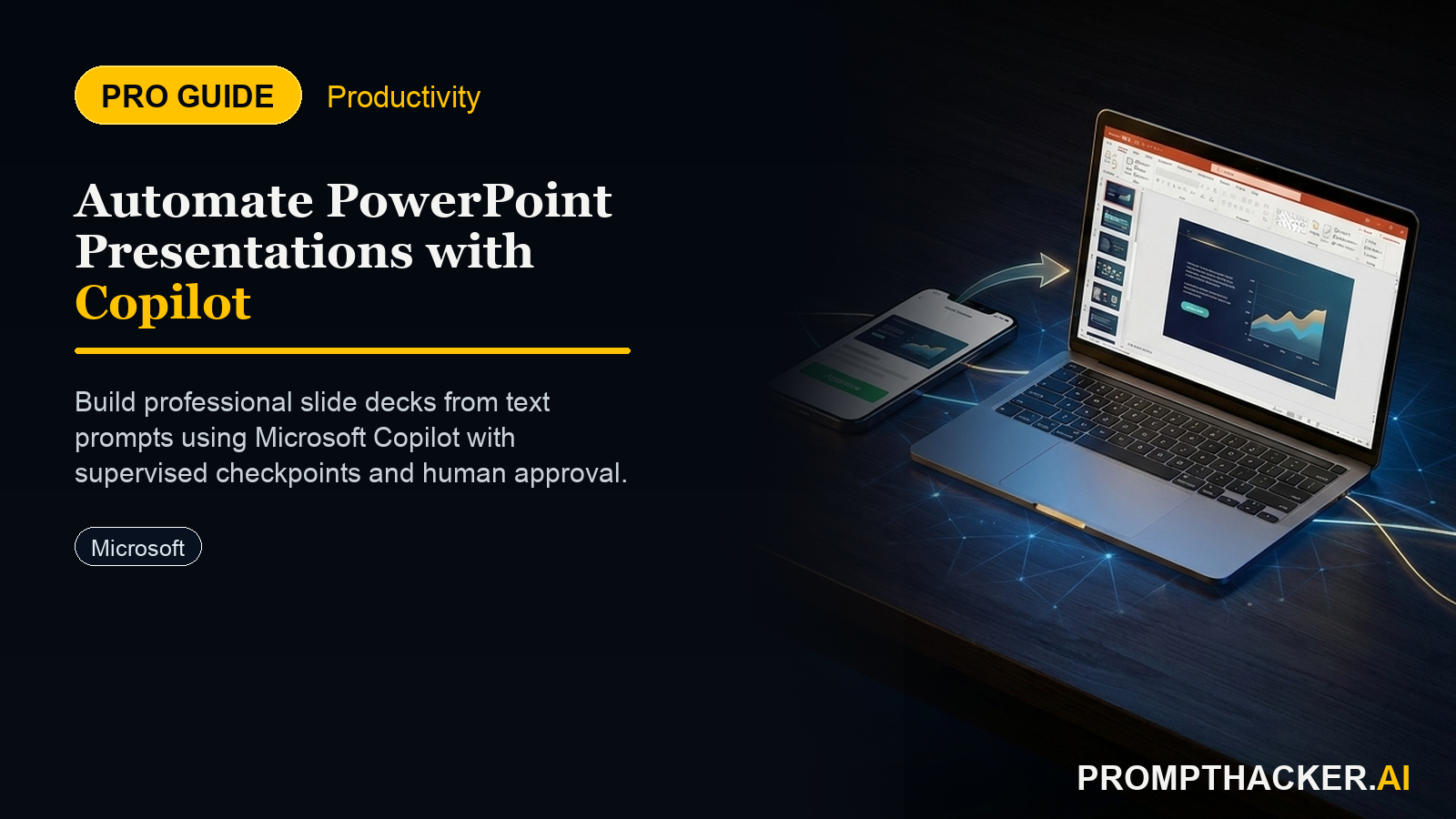 copilot powerpoint automate presentation creation