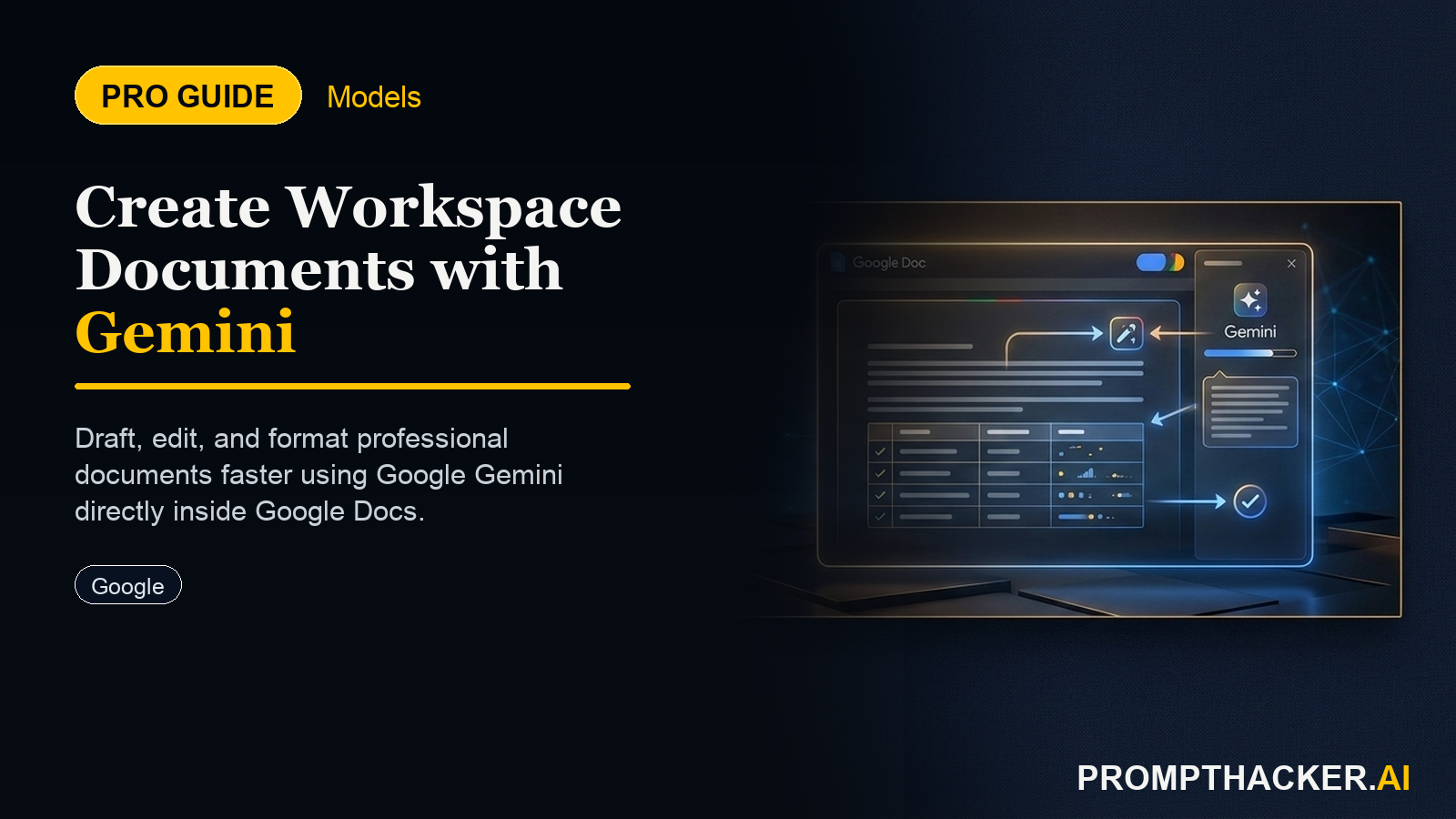 gemini google workspace document creation