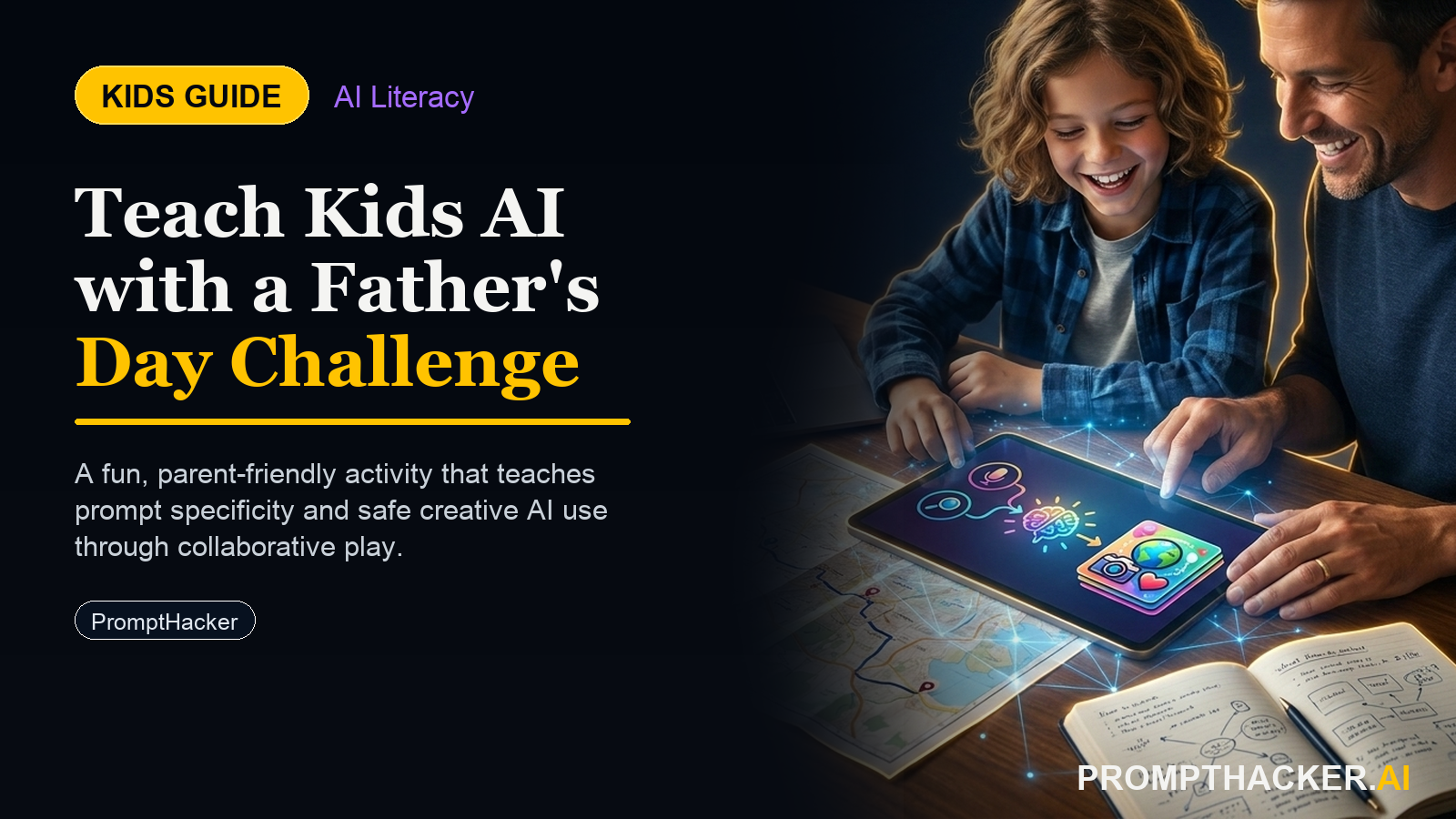 ai kids dads day prompt challenge creativity