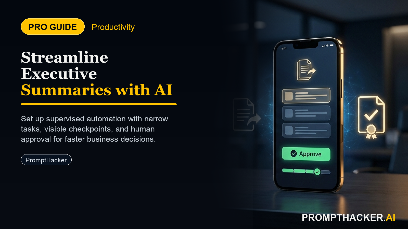 ai streamline executive summaries reports