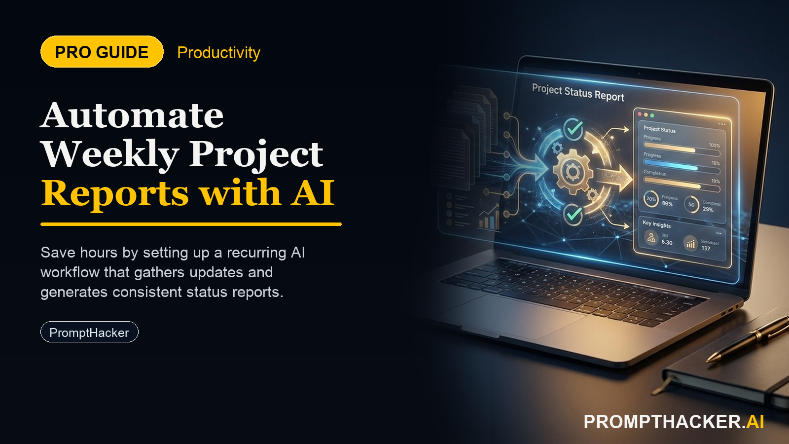 automate weekly project status reports ai