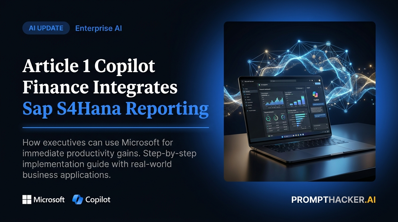 copilot finance integrates sap s4hana reporting
