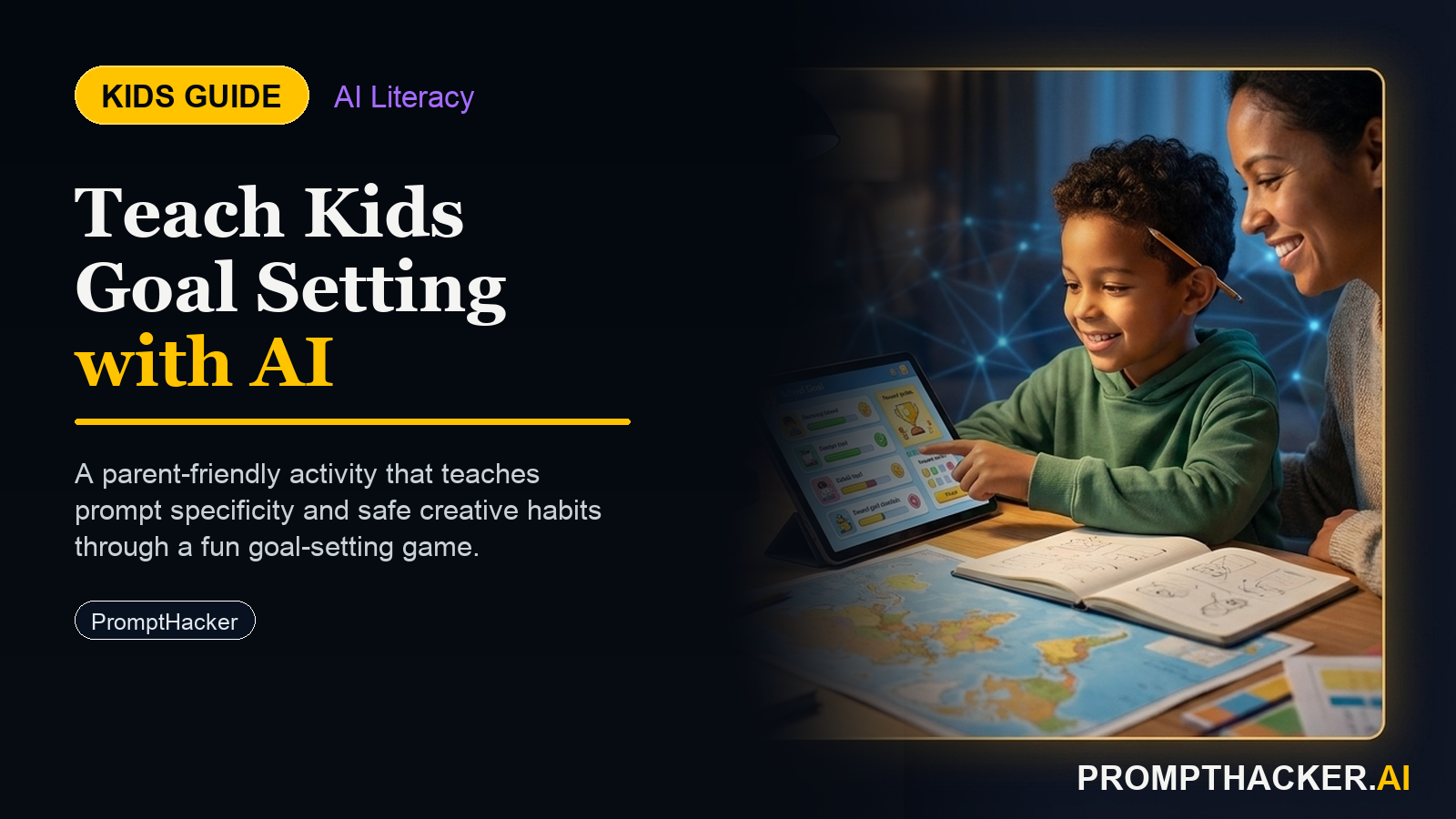 ai kids first week school goal setter