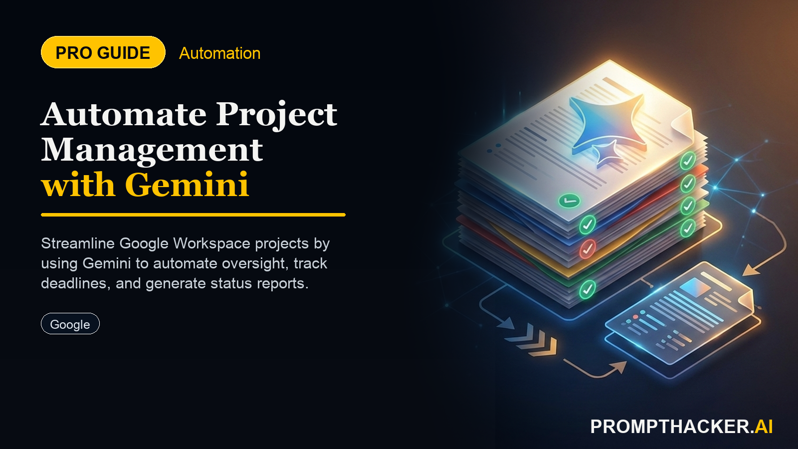 gemini google workspace project management automation