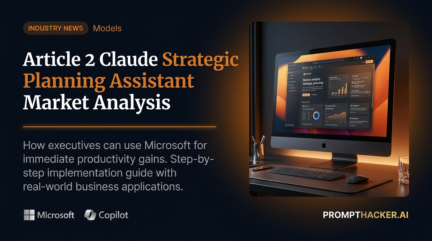 claude strategic planning assistant market analysis
