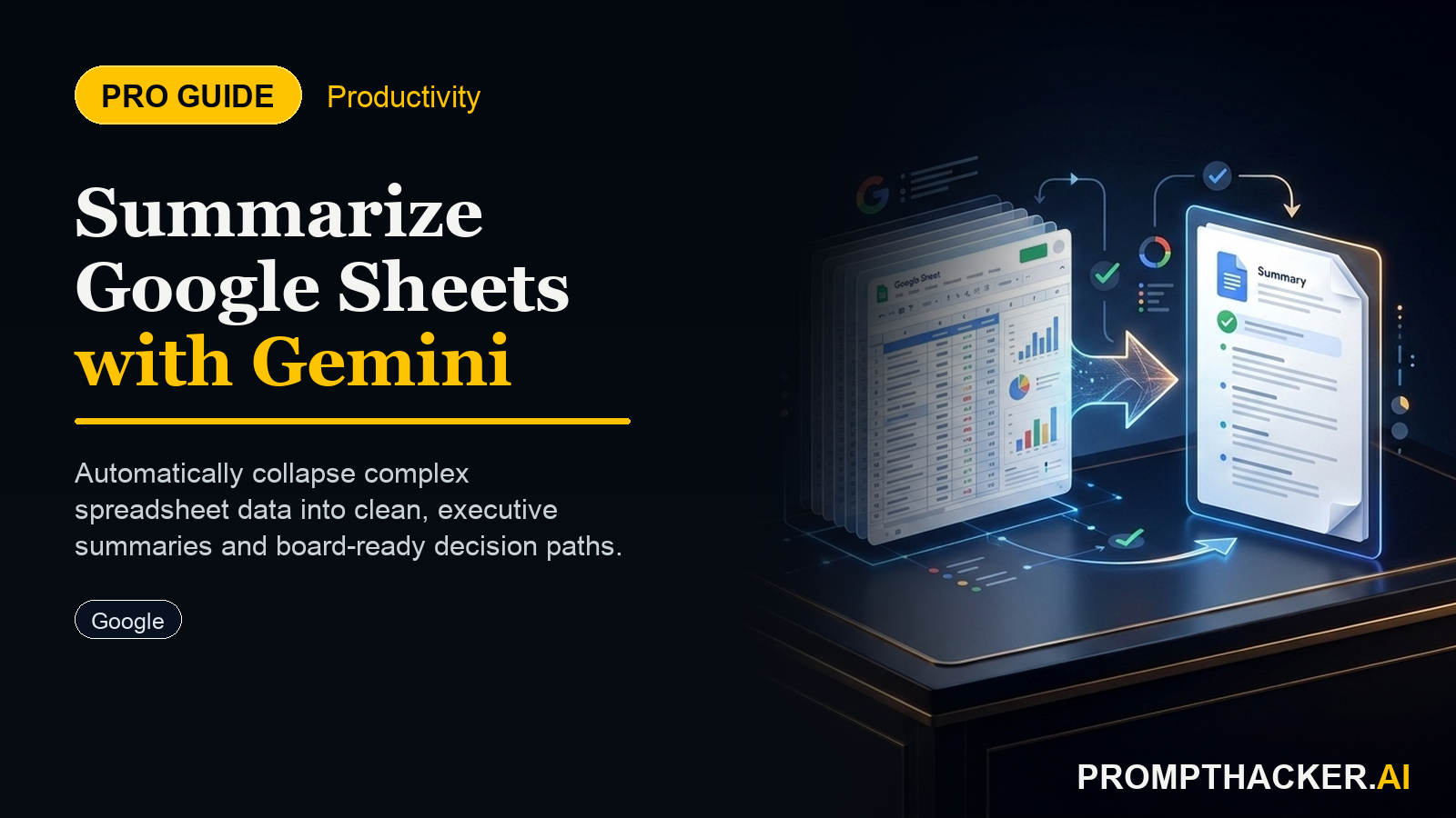 gemini advanced executive summaries google docs