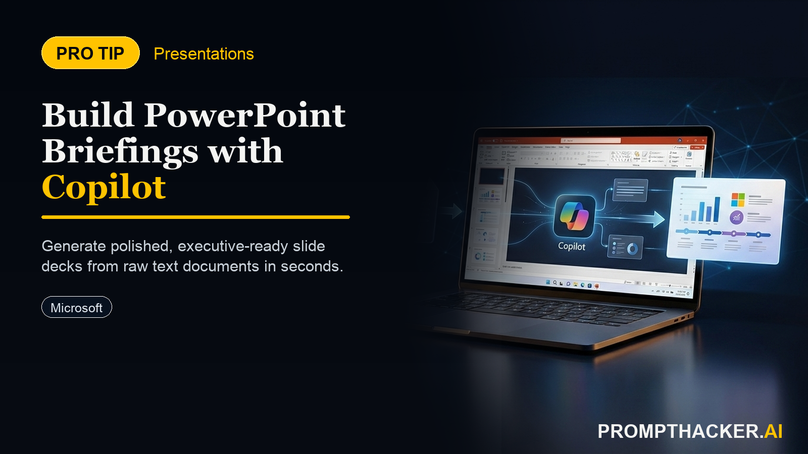 copilot executive briefing generator powerpoint