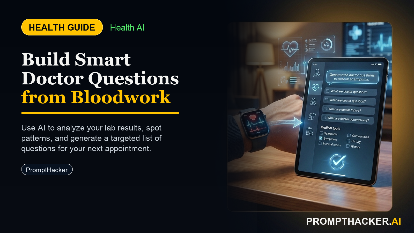 ai bloodwork review doctor questions health