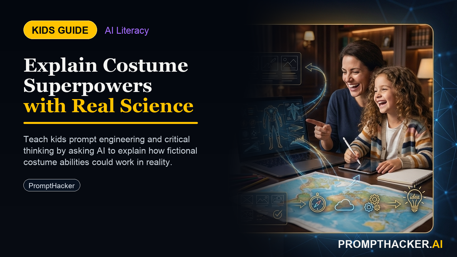 ai kids costume power science explanation