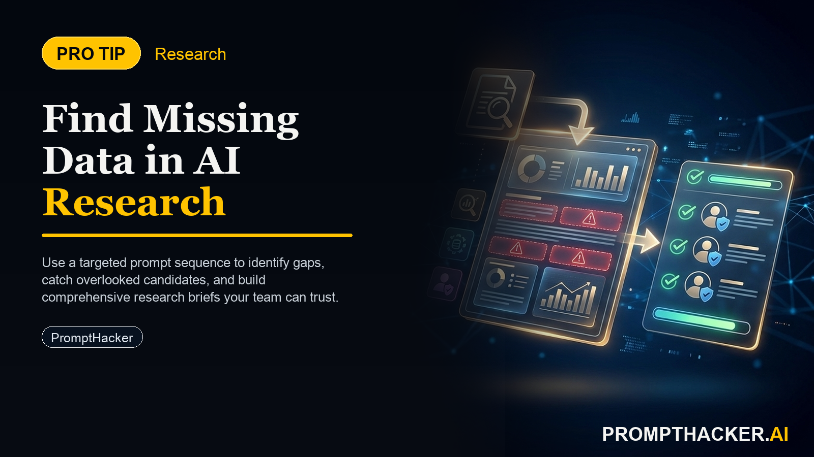 pro tip ai research missing candidates completeness