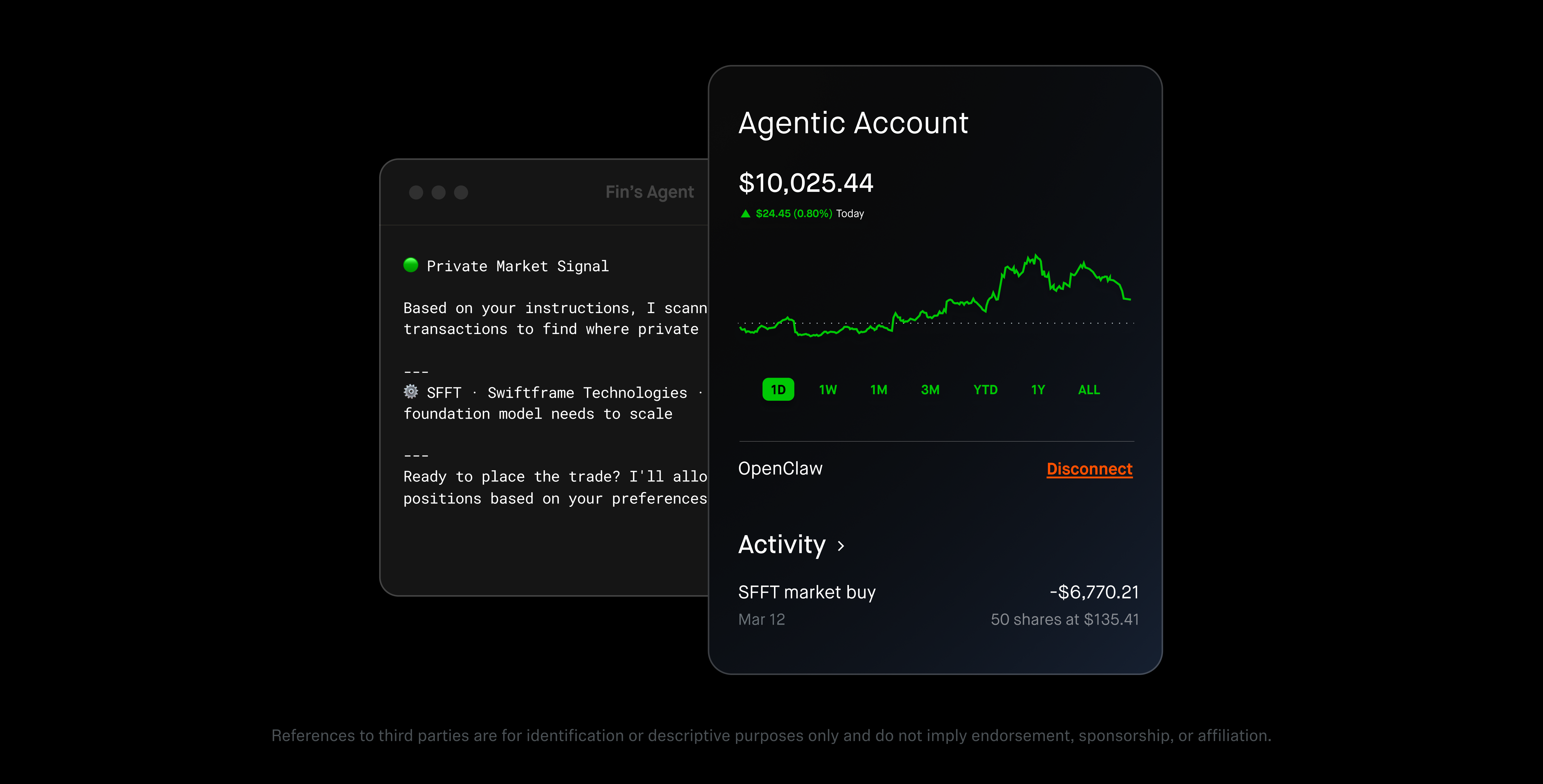 Official Robinhood Agentic Trading product image