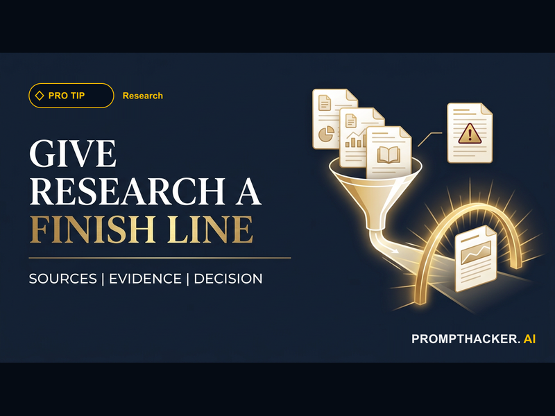 A research agent following an evidence path from approved sources to a one-page decision brief.
